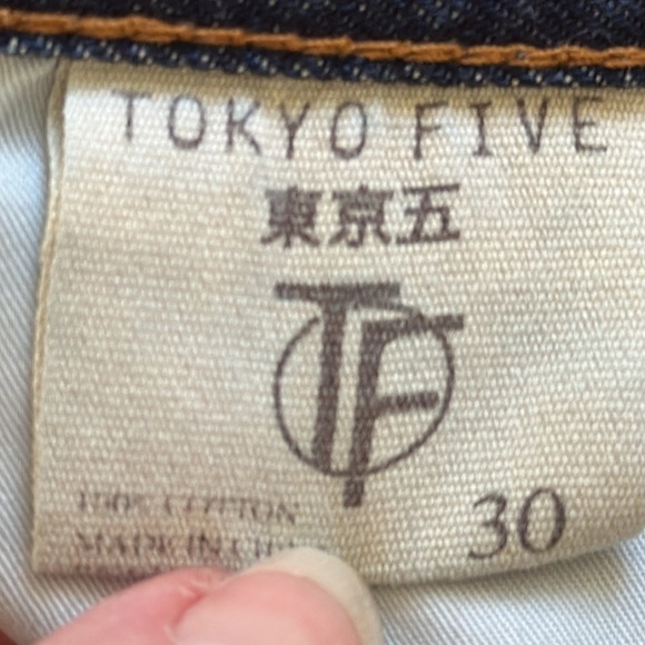 Tokyo Five Bravery Straight Leg Women’s Denim Jeans Size 30 **Flawed ** - Picture 15 of 15
